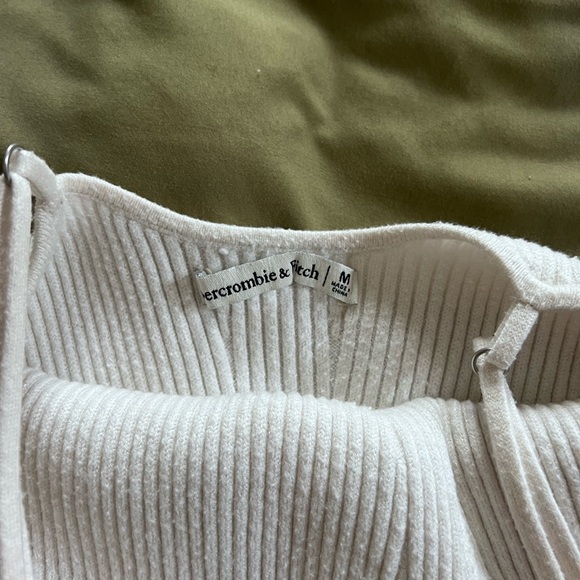 Abercrombie V-Neck Midi Sweater Dress - Picture 2 of 5